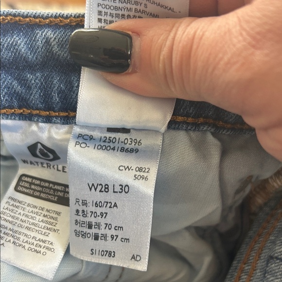 Levi's Classic Blue Straight Leg Jeans - Picture 7 of 7